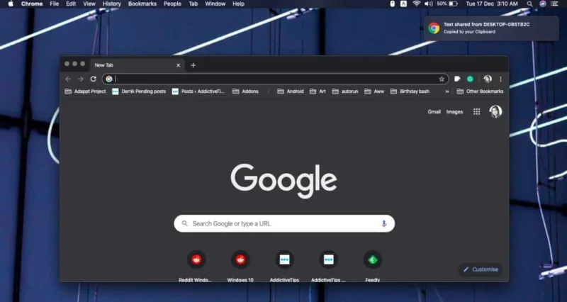 So teilen Sie die Zwischenablage für alle Chrome-Browser