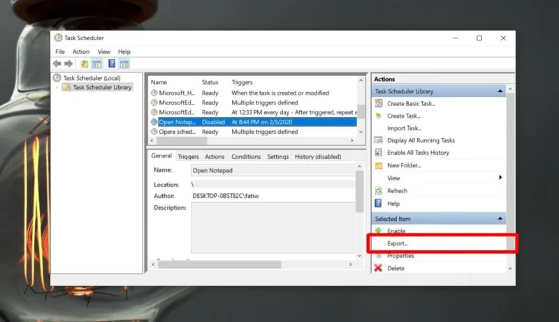 如何從 Windows 10 上的任務計劃程序導入和導出任務
