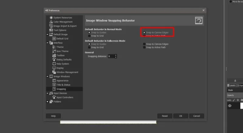 Come modificare le impostazioni predefinite in GIMP su Windows 10