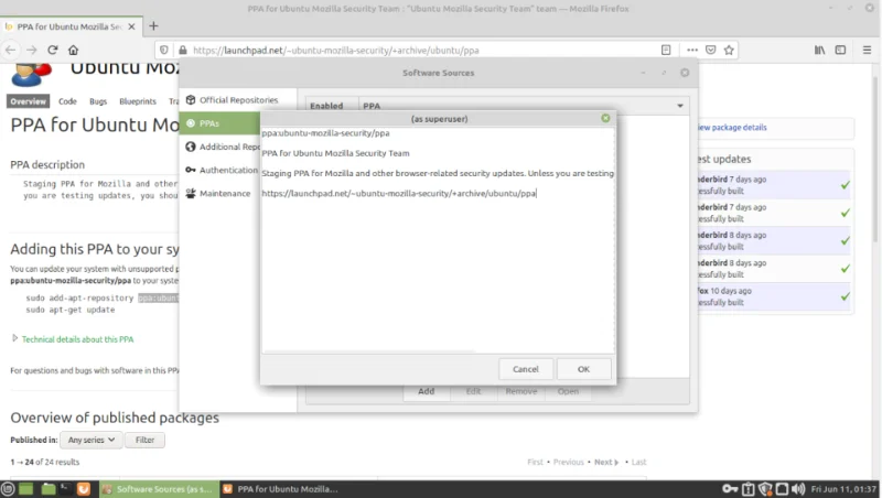 Linux Mint에서 PPA를 편집하는 방법