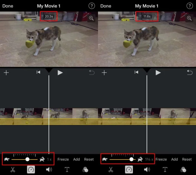 Enregistrement vidéo sur iPhone