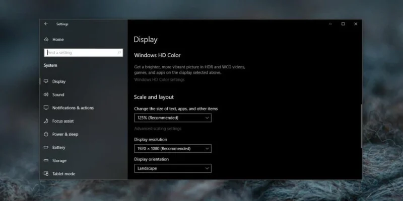 Come disabilitare il ridimensionamento nelle app su Windows 10