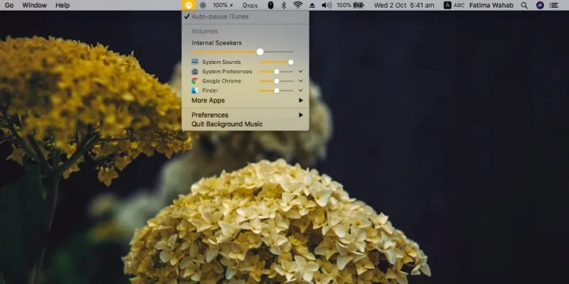 So schalten Sie eine App unter macOS stumm