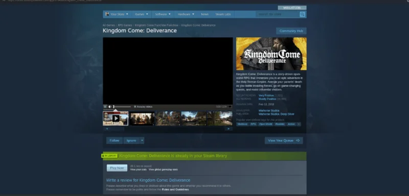 如何在 Linux 上玩 Kingdom Come: Deliverance