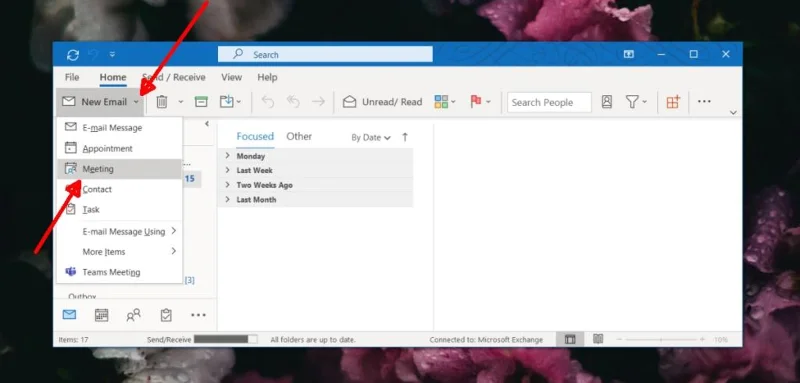 So erstellen und senden Sie eine Besprechungseinladung aus Outlook