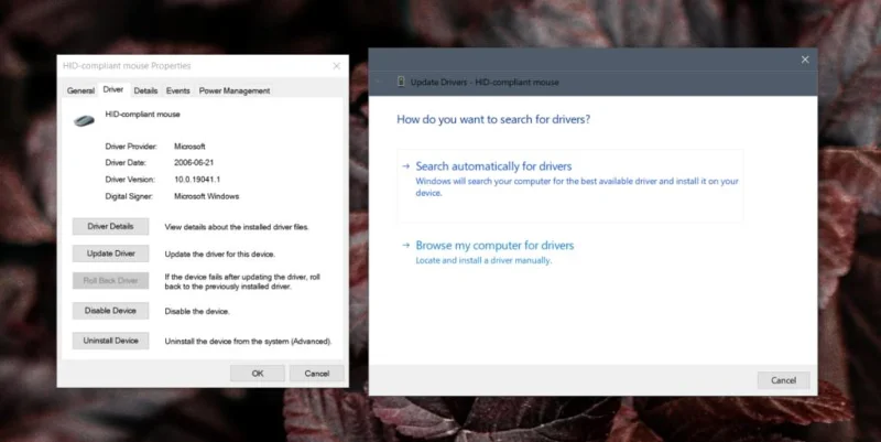 Come installare i driver del mouse su Windows 10