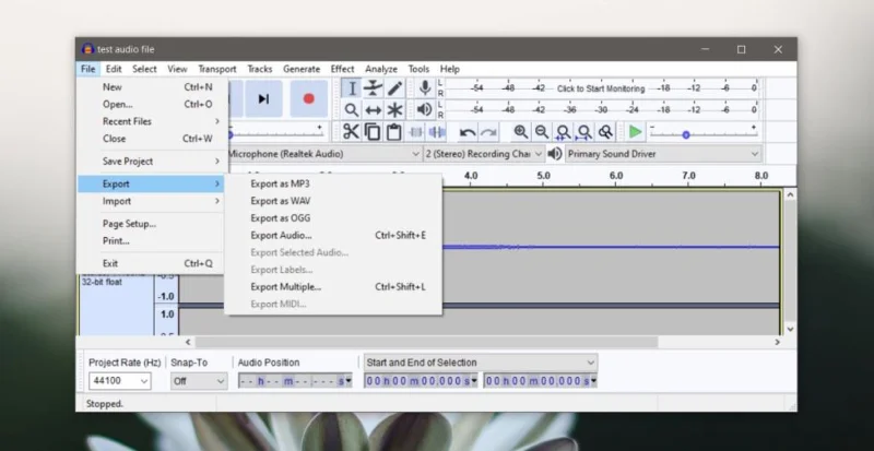 Come comprimere un file audio su Windows 10