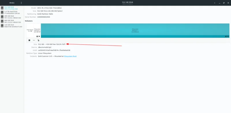 So überprüfen Sie den freien Speicherplatz unter Linux