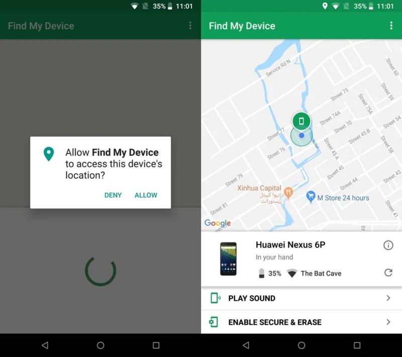 Come abilitare Trova il mio dispositivo su Android