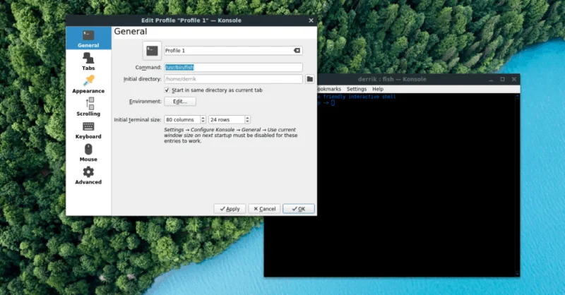 Jak dostosować terminal KDE