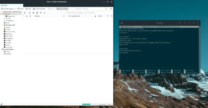 如何使您的 Thunderbird 電子郵件配置文件在 Linux 上可移植