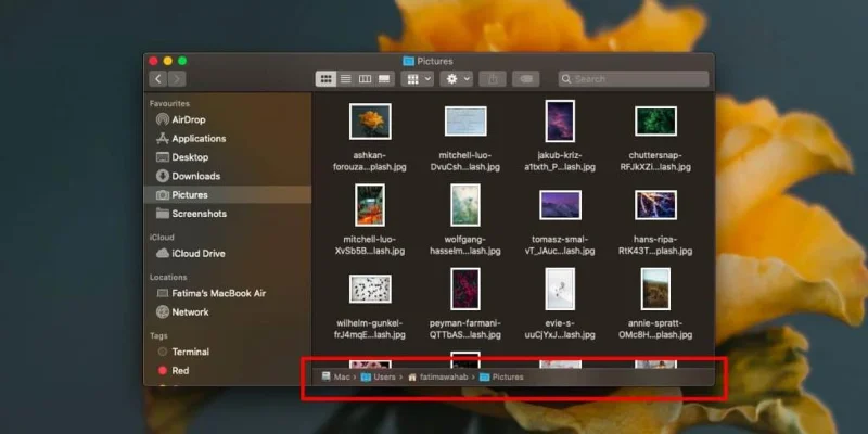 So fügen Sie dem Finder unter macOS eine Adressleiste hinzu