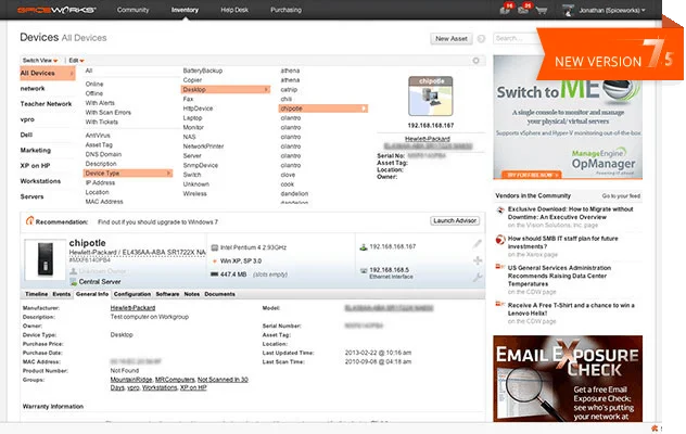 Beste IT-Inventarverwaltungssoftware und -tools im Jahr 2021