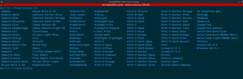 Cara membuat sandaran tema GTK PC Linux anda