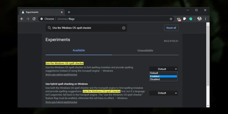 如何在 Chrome 中啟用 Windows 拼寫檢查器