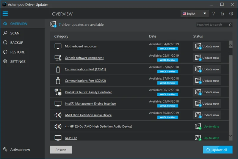Miglior software di aggiornamento driver per Windows 10 (recensioni 2021)