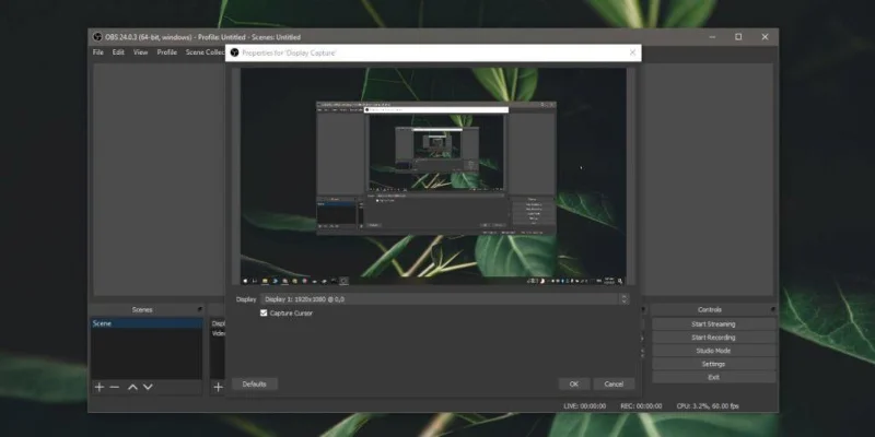 Come registrare lo schermo con OBS su Windows 10