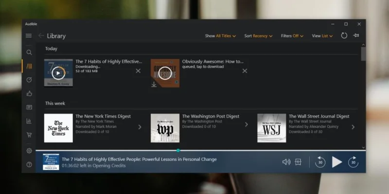 Come convertire i libri Audible in MP3 su Windows 10