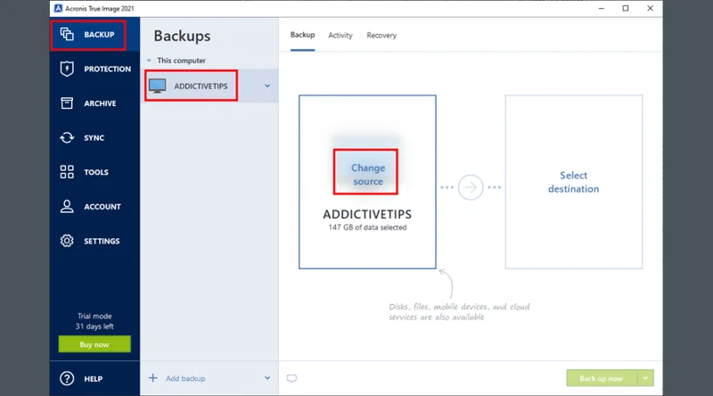 Acronis True Image (2021) Download e installazione per Windows e Mac