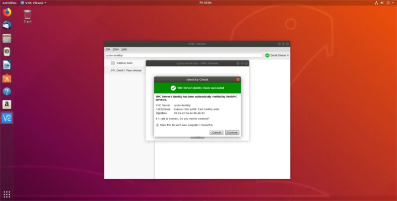 Come utilizzare RealVNC su Linux