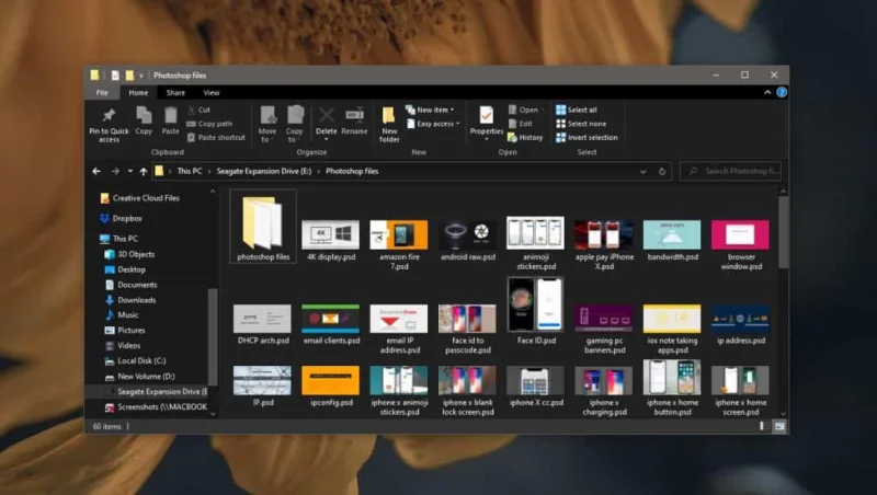 So aktivieren Sie Miniaturansichten für nicht unterstützte Bildformate im Datei-Explorer unter Windows 10