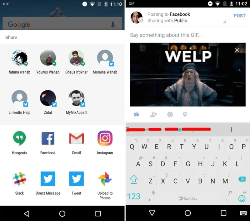 Come cercare e condividere GIF su Android senza cambiare app