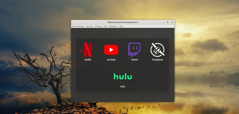 Come guardare Netflix sul desktop Linux con Electronplayer