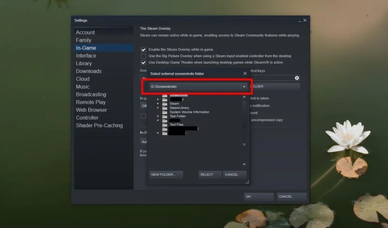 So ändern Sie den Steam-Screenshot-Ordner unter Windows 10