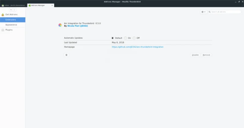 So installieren Sie das Arc-Theme für Thunderbird unter Linux