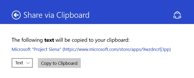 在 Windows 10 中將 Windows Store 應用程序鏈接複製到剪貼板