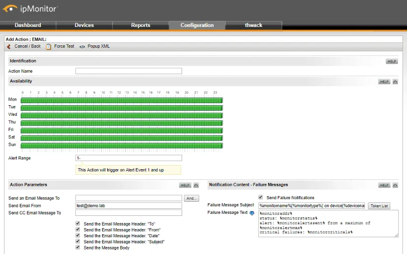 SolarWinds ipMonitor – REVISIONE Funzionale 2021