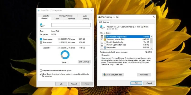 Come liberare spazio su disco dopo laggiornamento a Windows 10