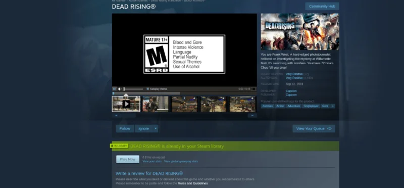 如何在 Linux 上玩 Dead Rising