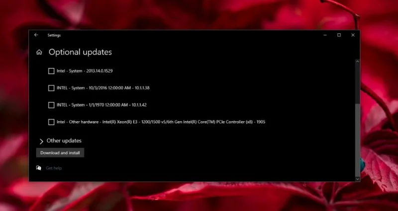 Cómo instalar actualizaciones opcionales en Windows 10
