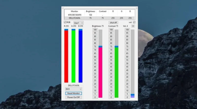 如何在 Windows 10 上的外部顯示器上管理 RGB