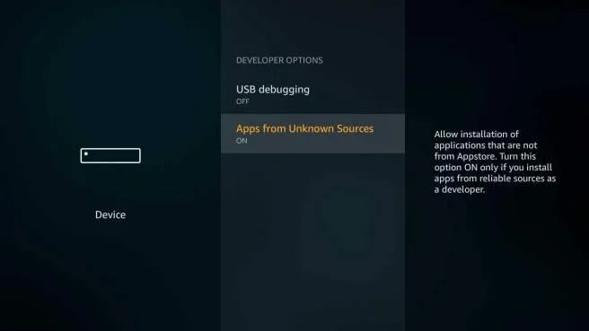 Impostazioni Fire Stick