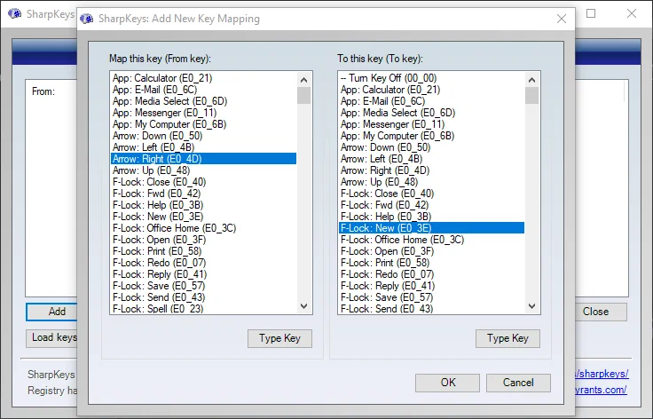 SharpKeys Download e installazione per Windows 10