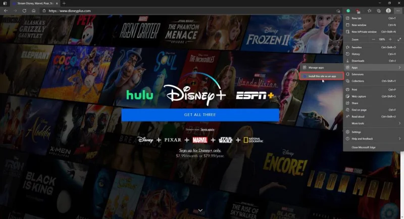 Comment installer lapplication Disney Plus+ pour PC (Windows 10)