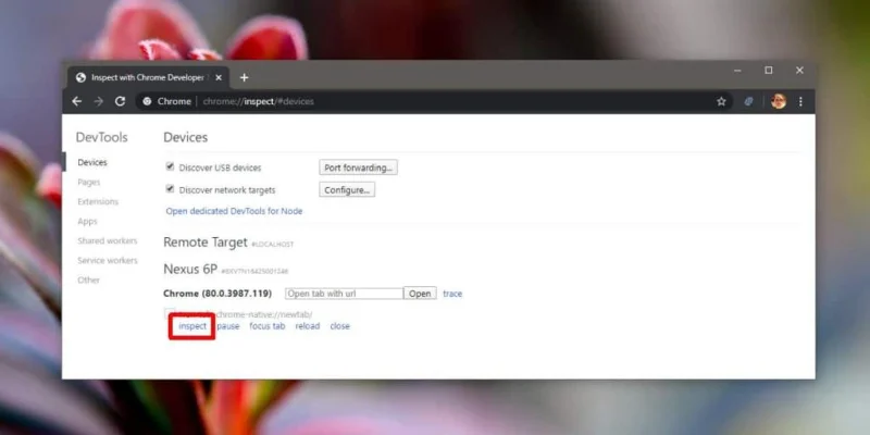 Как получить журнал веб-консоли в Chrome для Android