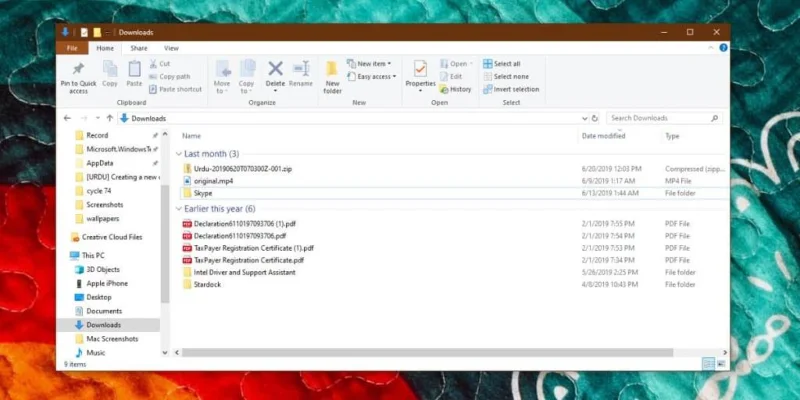 如何修復 Windows 10 1903 上的下載文件夾佈局