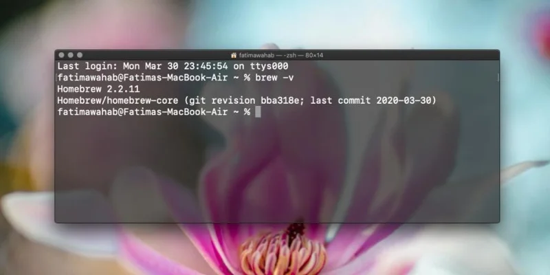 So installieren Sie Homebrew auf macOS Catalina