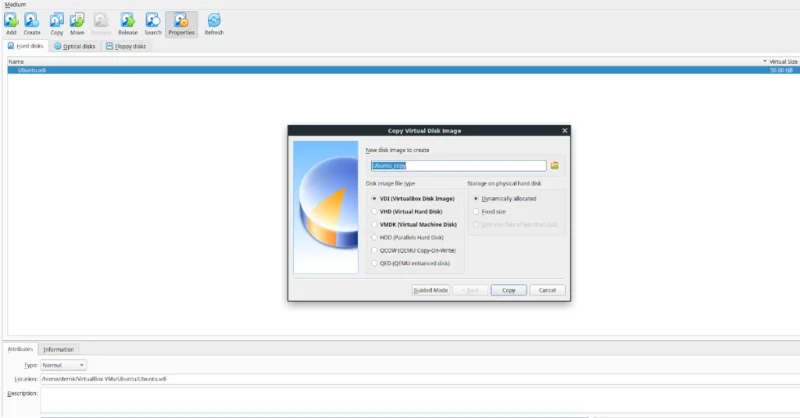 Jak powiększyć dysk twardy w VirtualBox w systemie Linux