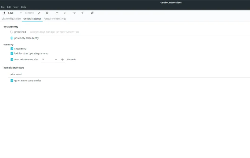 Come modificare il bootloader di Ubuntu con un editor grafico di GRUB