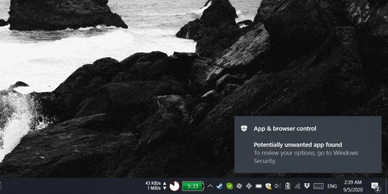 如何修復 Windows 10 上的“發現潛在不需要的應用程序”消息