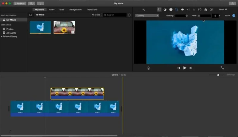 So erstellen Sie ein Bild-in-Bild-Video in iMovie unter macOS