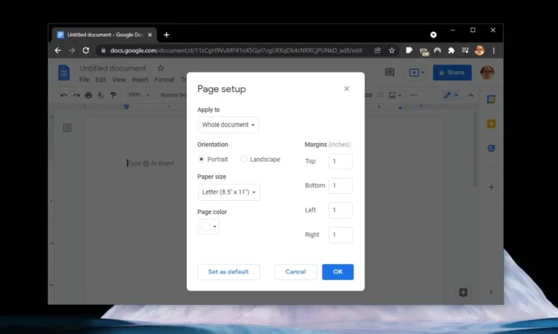 So bearbeiten Sie Ränder in Google Docs