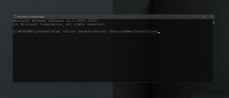 如何在 Windows 10 上啟用和使用 Telnet