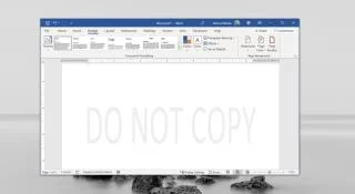 So entfernen Sie Wasserzeichen in Microsoft Word