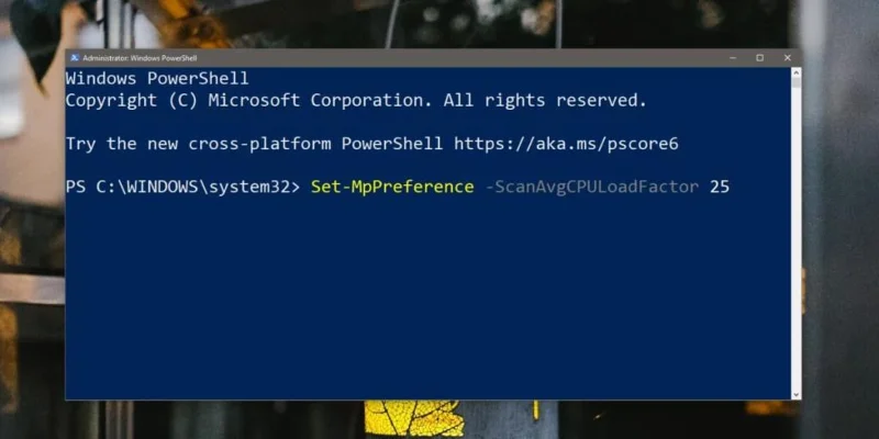 Windows10でWindowsDefenderのCPU使用率を制限する方法