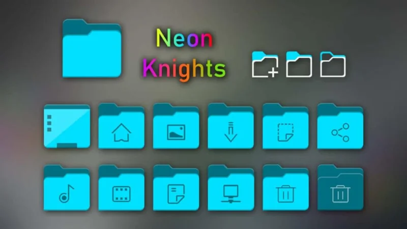 如何在 Linux 上安裝 Neon Knights 圖標主題